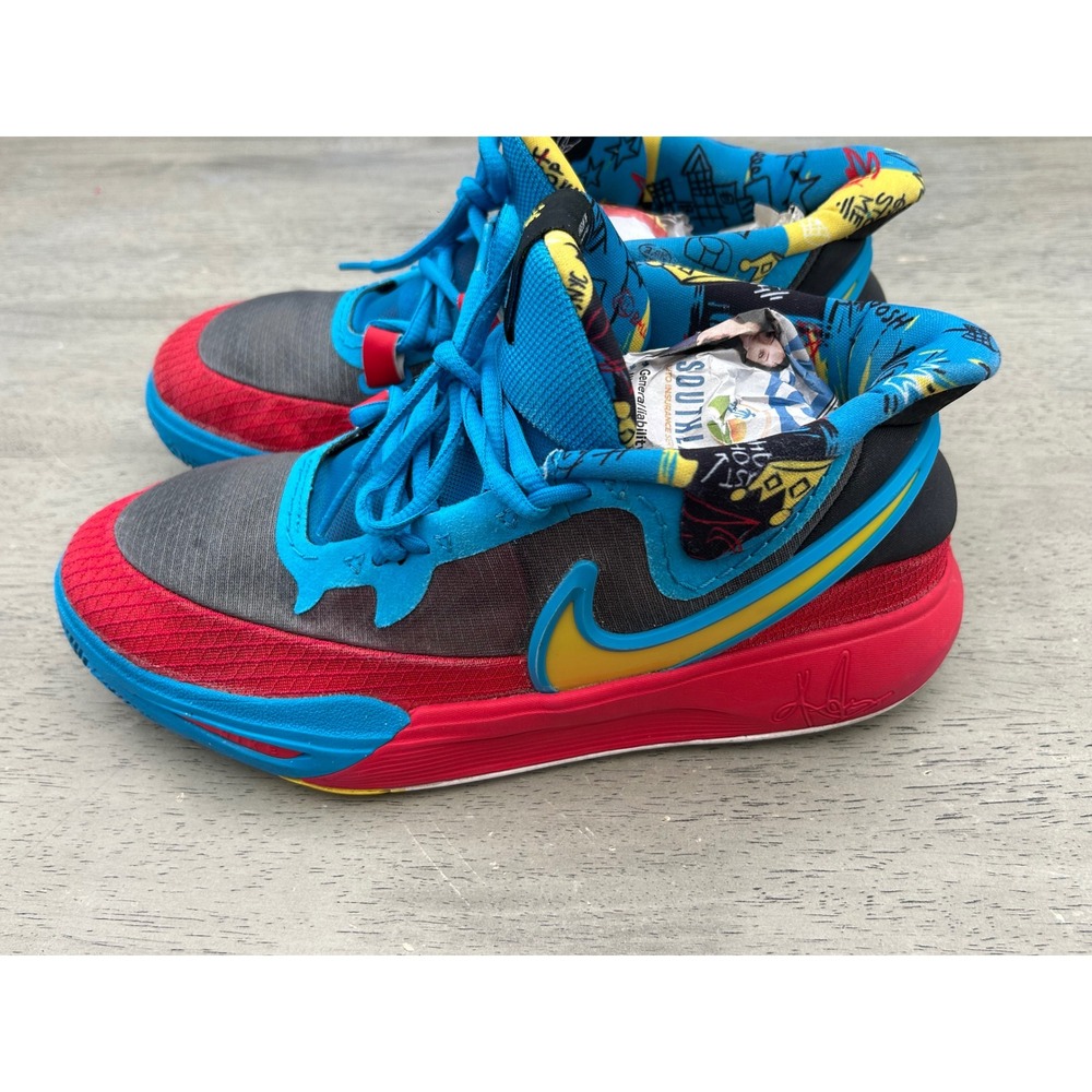 Nike Kyrie Infinity GS Young Heir Blue Red Yellow Basketball Shoes DQ8080-012 7Y